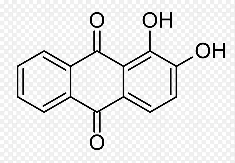 茜素染料1，2，4-三羟基蒽醌化学
