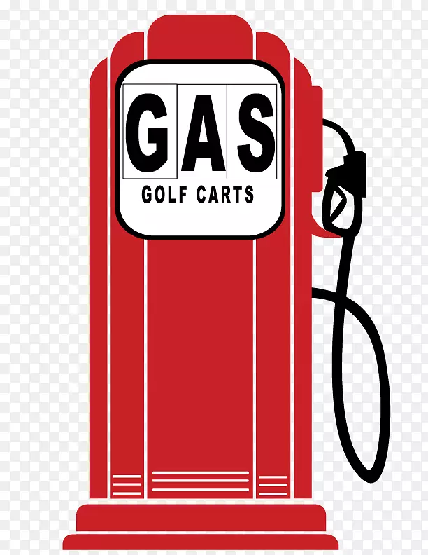 汽油加油机高尔夫球车信息剪辑艺术泵