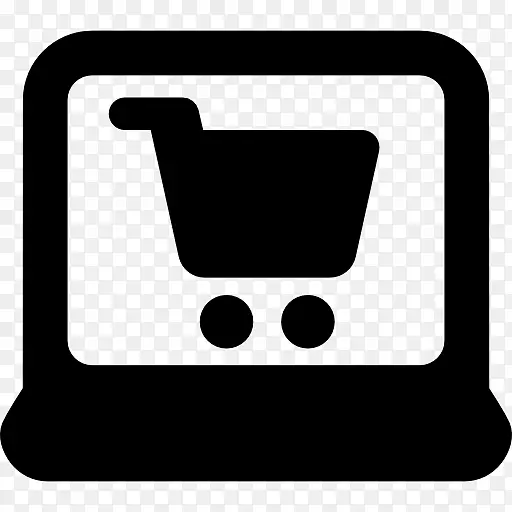 网上购物电脑图标电子商务应用商店网上商店