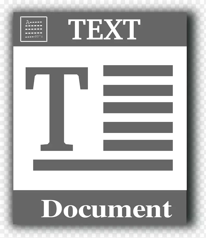 文本文件计算机图标纯文本剪辑art-txt文件