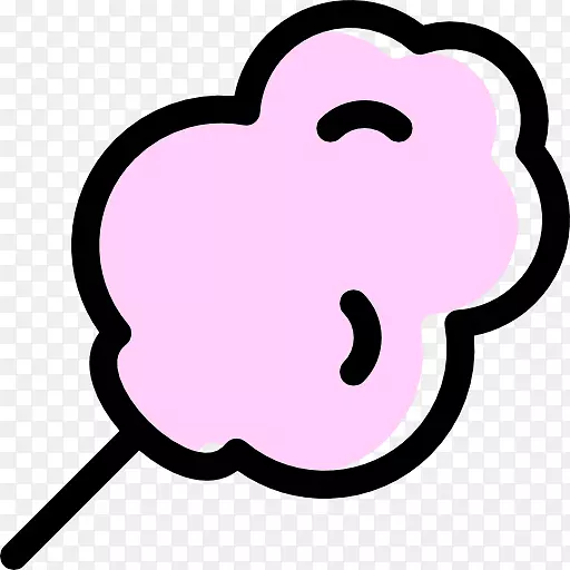 冰淇淋棉花糖电脑图标剪贴画-棉花糖