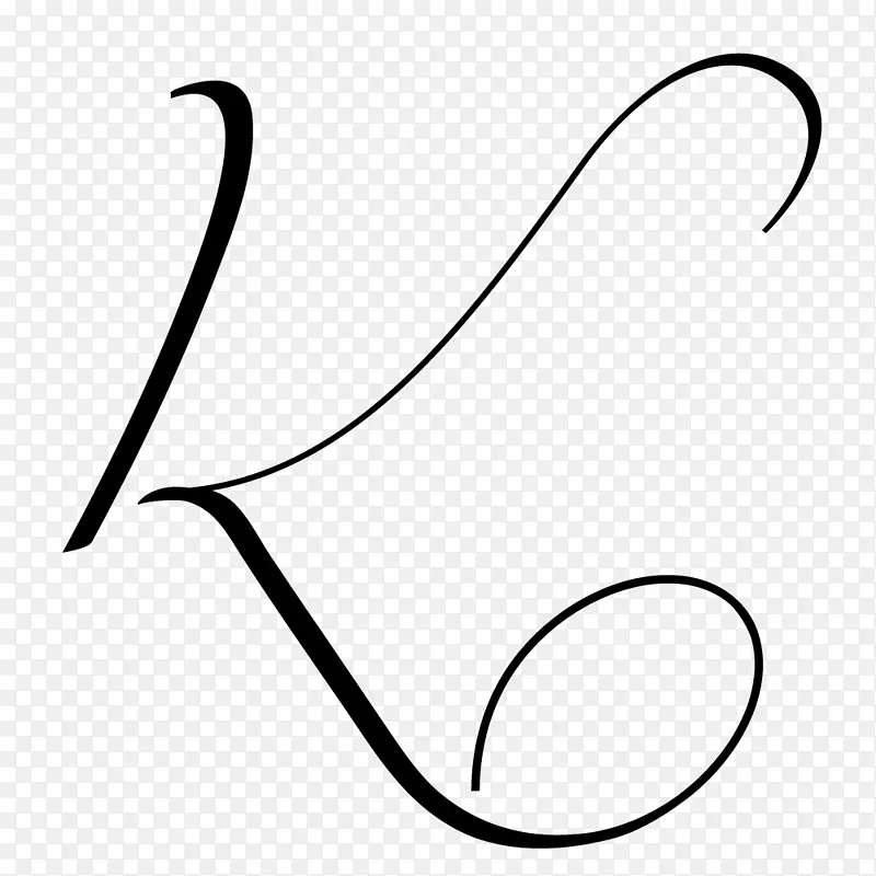 字母剪贴画-k