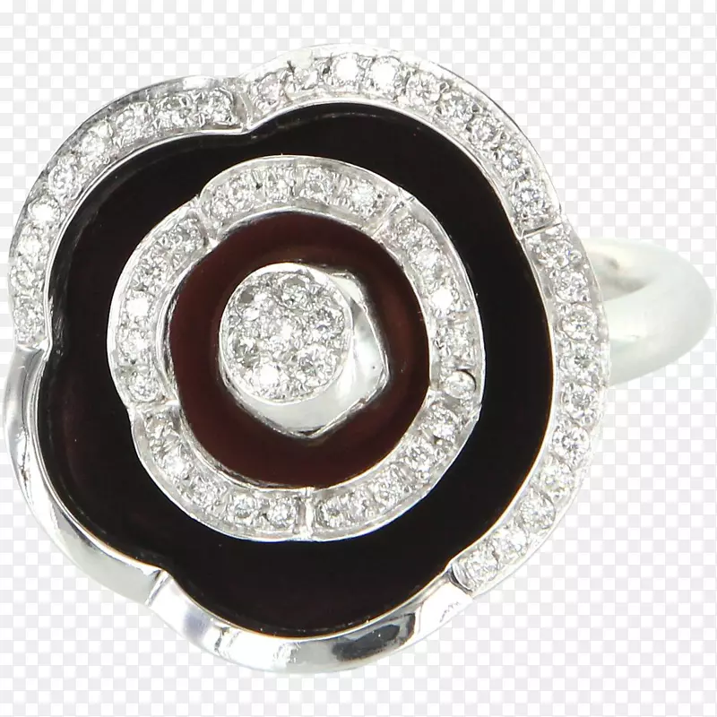 珠宝戒指玻璃搪瓷钻石金花环