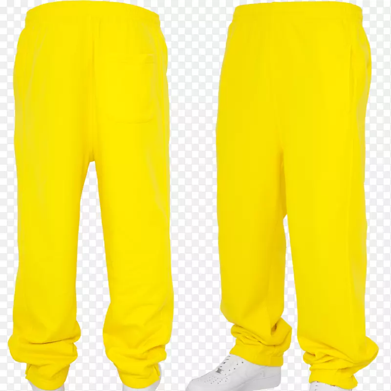 运动服黄色运动裤袖口