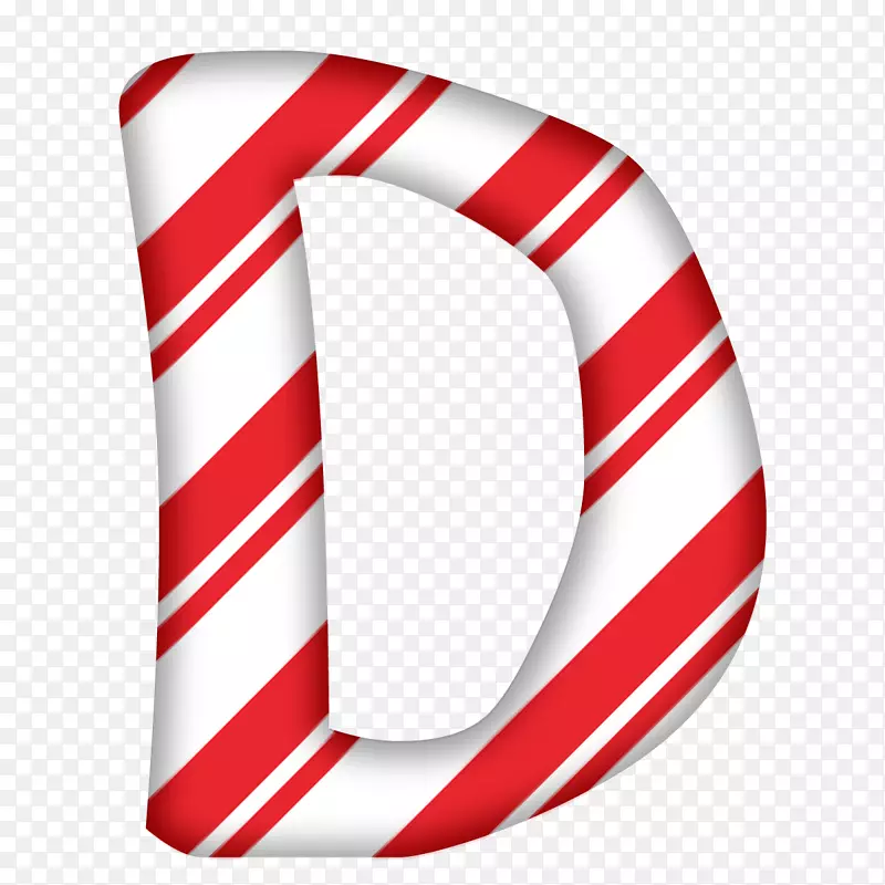 糖果手杖圣诞老人字母圣诞e