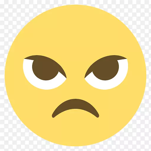 Emojipedia愤怒脸表情电脑图标愤怒表情符号