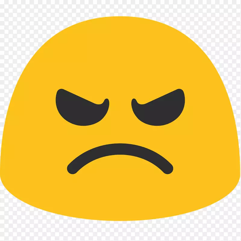 愤怒的脸玩具表情符号：碾碎愤怒的笑脸愤怒-愤怒的表情符号