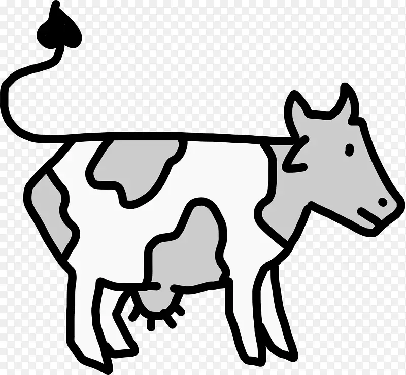 艾尔郡牲畜剪贴画-牛
