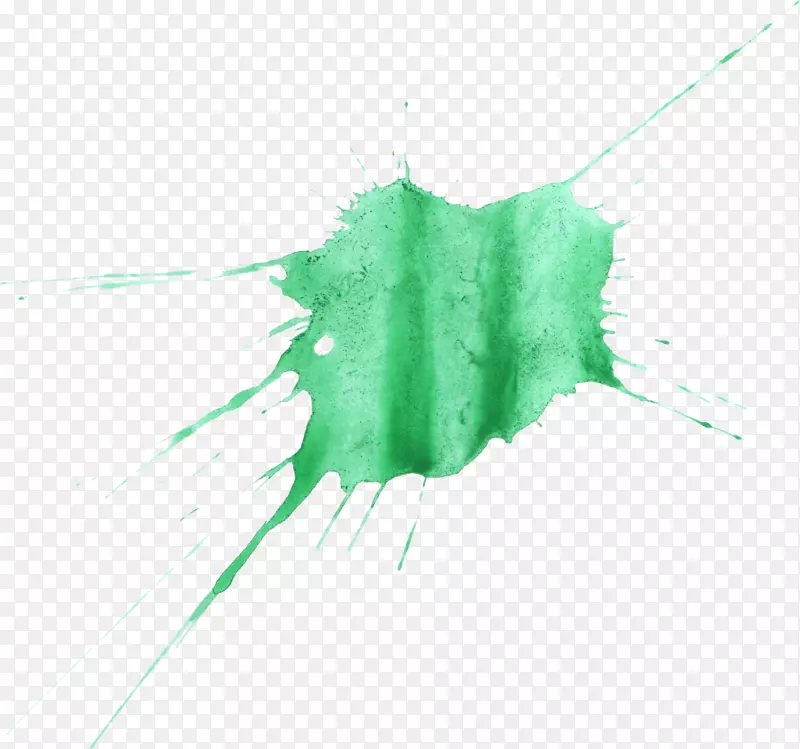 水彩画绿色-水彩画绿色