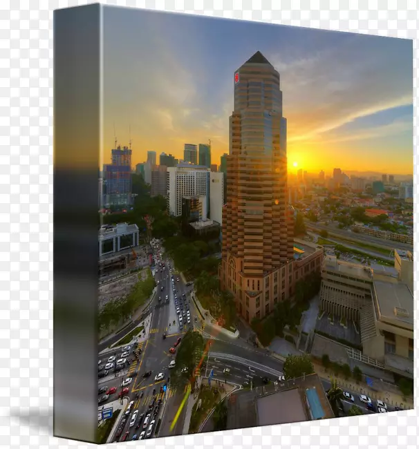 天际线摩天大楼大都会建筑城市景观-吉隆坡