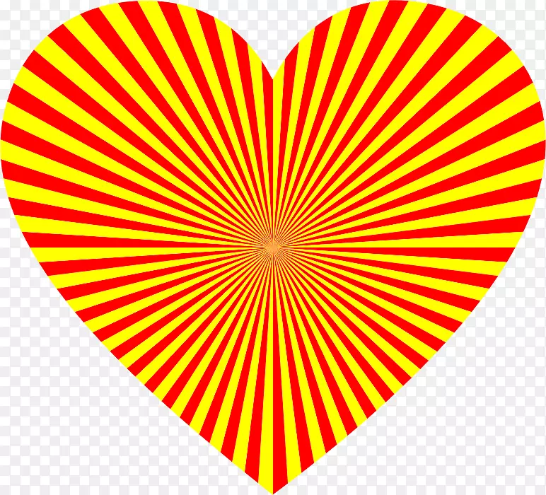 心脏夹艺术-太阳爆裂