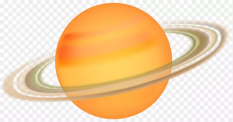 太阳系：土星电脑图标剪辑艺术行星