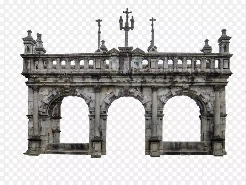 大门拱门教堂建筑装饰艺术-阳台