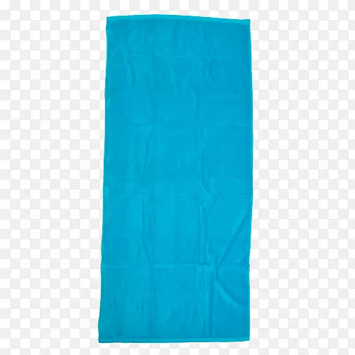 浴巾沙滩毯蓝色绿松石-毛巾