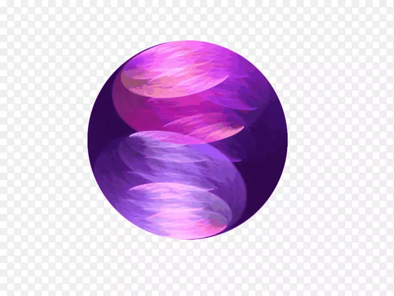 大理石球夹艺术.紫色