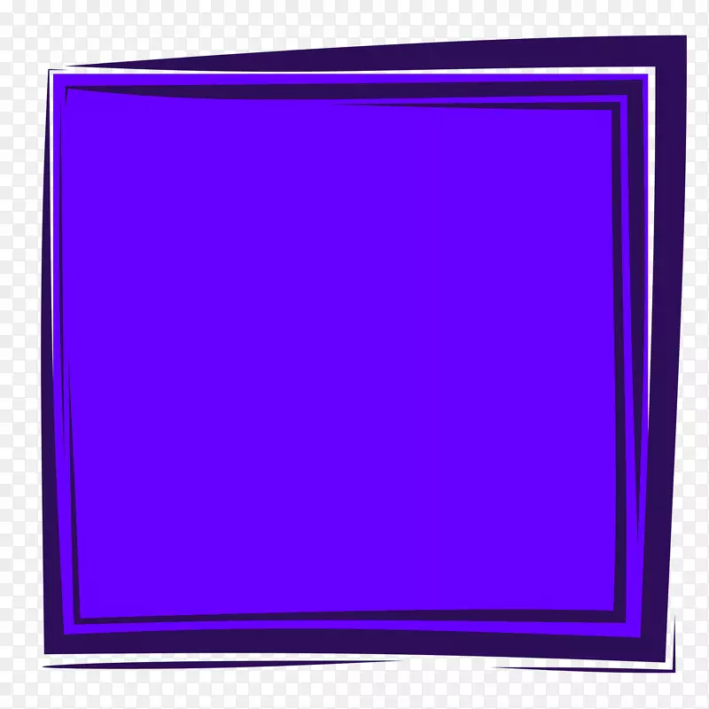 钴蓝紫色紫红色框