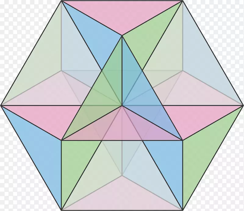 六边形立体四维空间多面体六边形