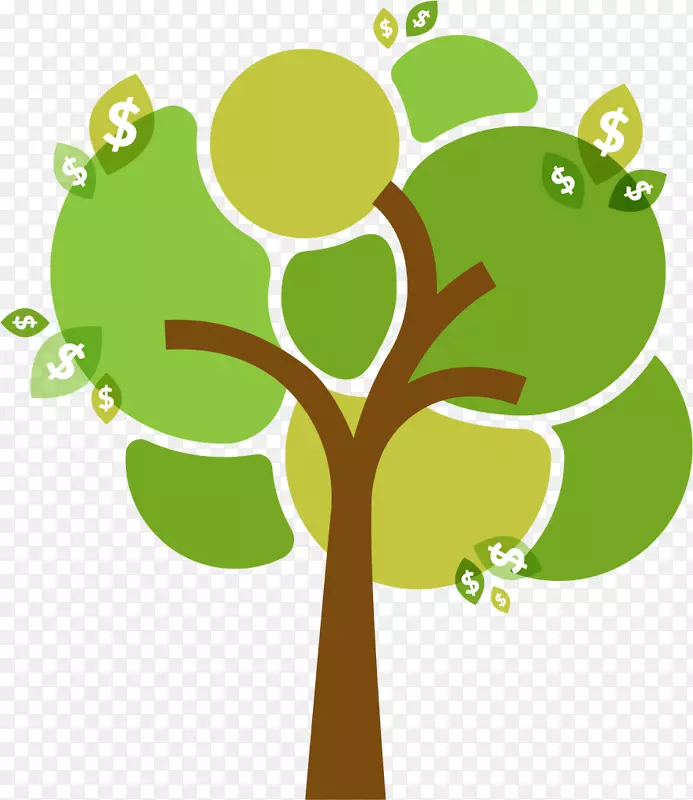 信息树-绿色货币树