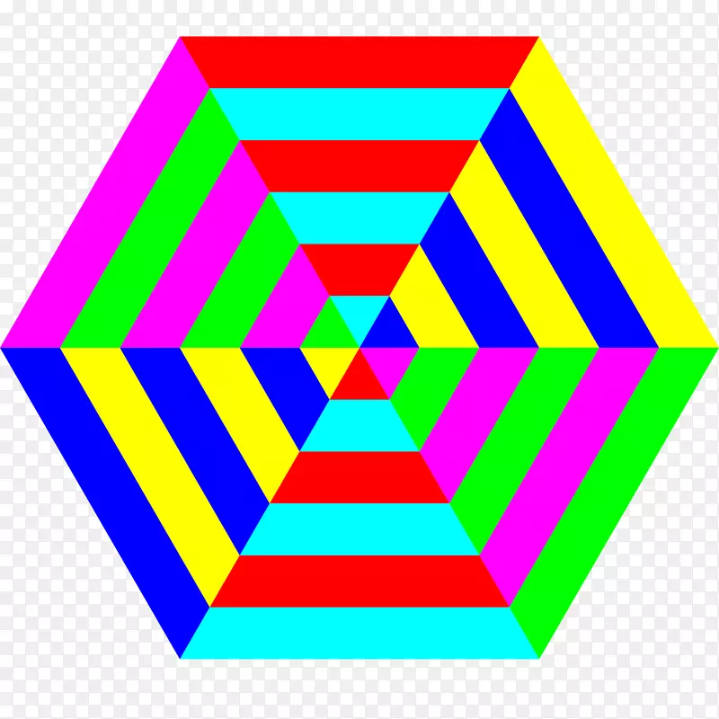 六角三角形八角形夹子艺术.六边形