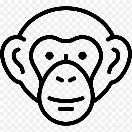 黑猩猩大猩猩电脑图标黑猩猩