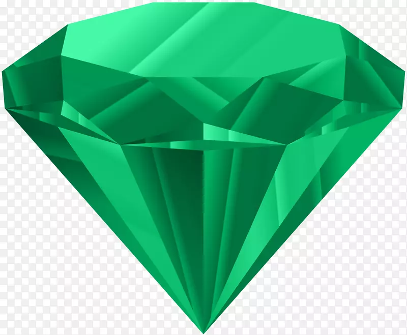 德累斯顿绿色钻石宝石翡翠剪贴画-钻石