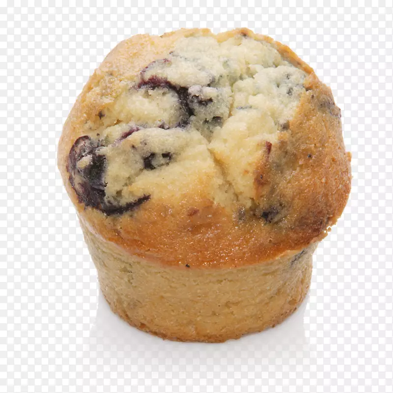 松饼纸杯蛋糕百吉饼面包店早餐-蓝莓