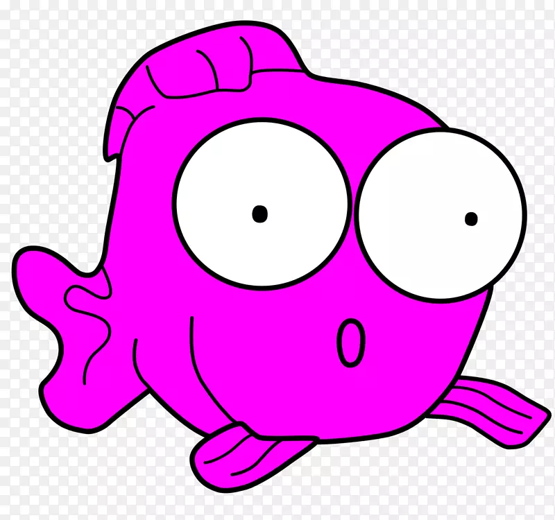 鱼生鱼片蛤蜊海鲜-粉红卡通