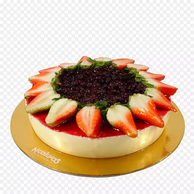 芝士蛋糕草莓薄饼蛋糕巴伐利亚奶油甜点芝士蛋糕