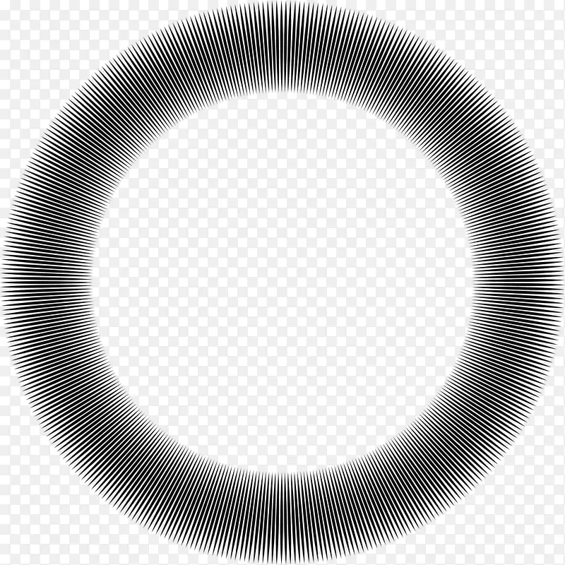 圆形补色字体-圆圈抽象