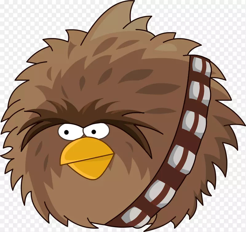 愤怒的小鸟，星球大战，愤怒的小鸟，去吧！Chewbacca han独奏-Chewbacca