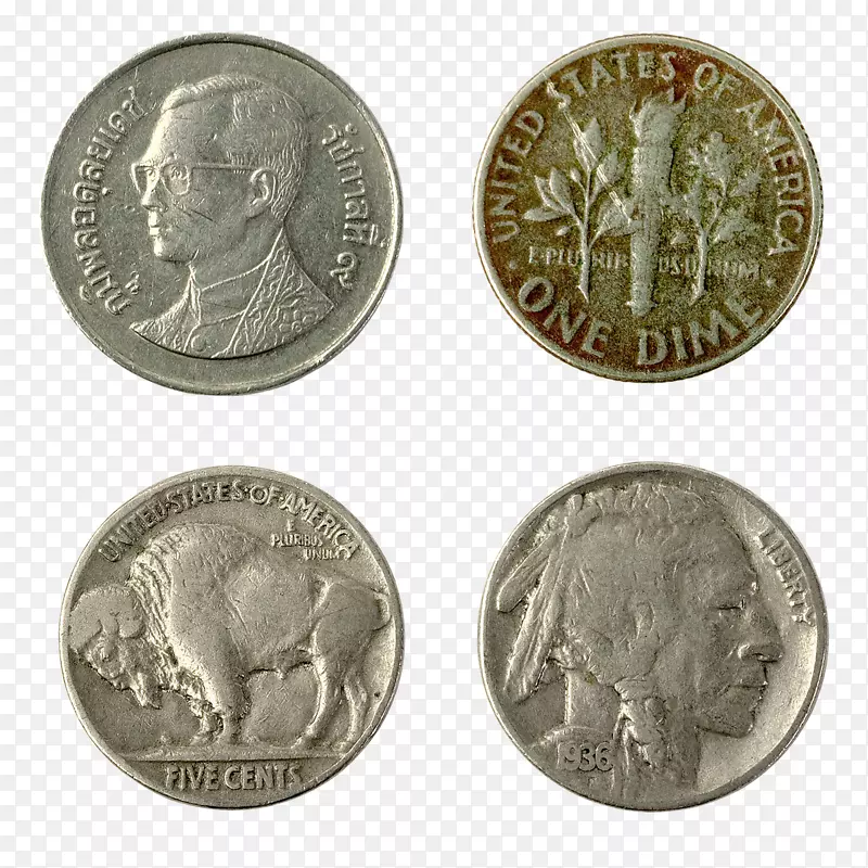硬币收集一角美元卢比