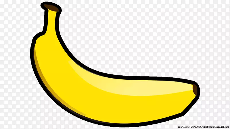 香蕉黄色剪贴画-香蕉