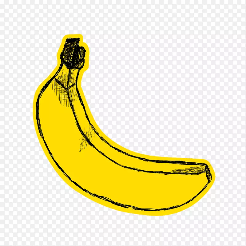 香蕉动画剪贴画-香蕉