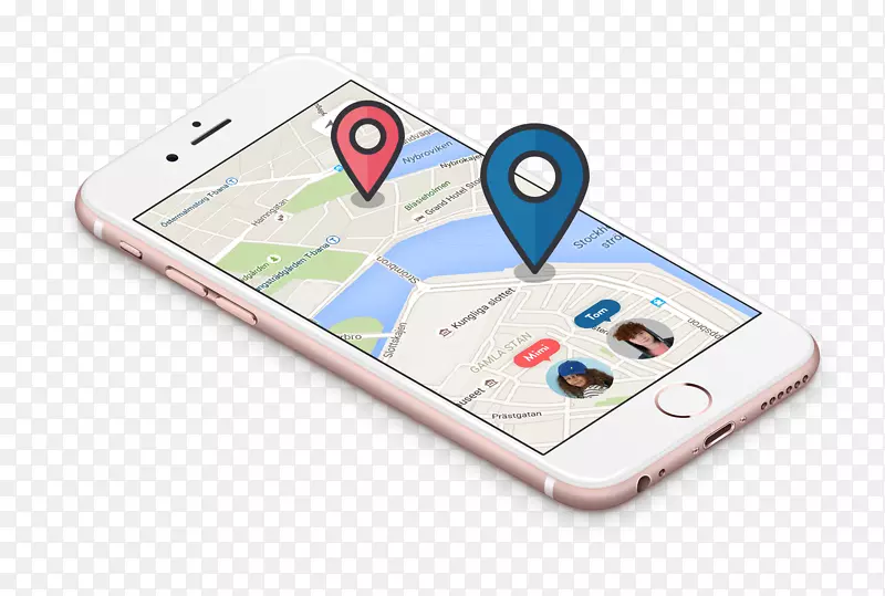 gps导航系统iphone移动电话跟踪全球定位系统智能手机跟踪