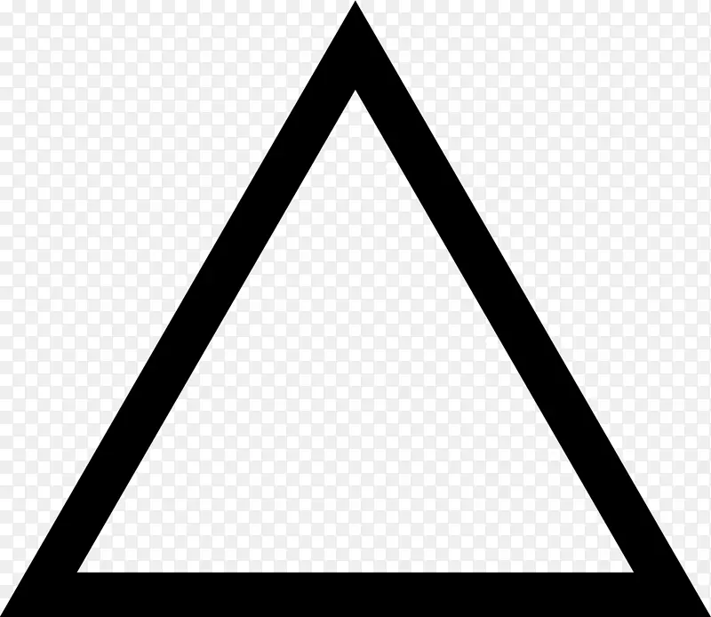三角形电脑图标剪贴画