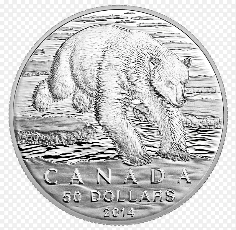 加拿大北极熊银币