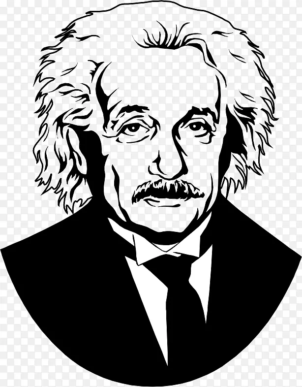 爱因斯坦科学家剪影爱因斯坦
