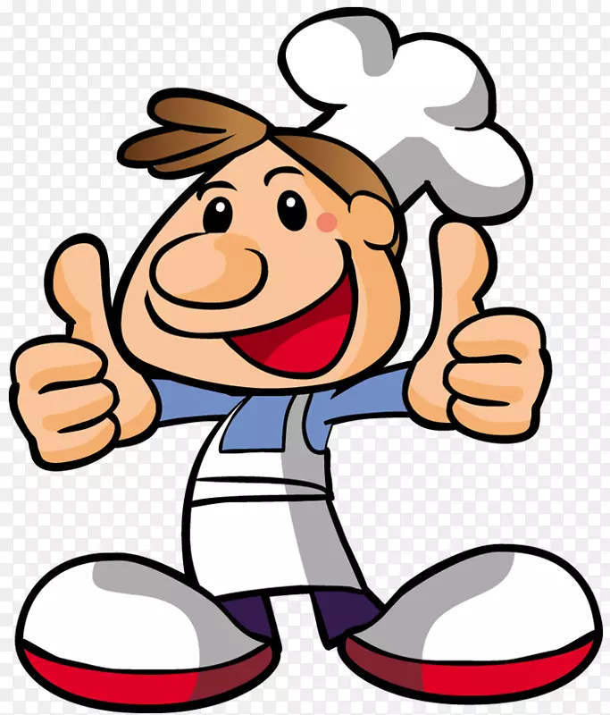 比萨饼厨师烹饪卡通-烹饪