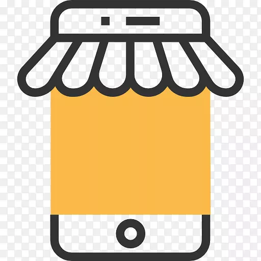 移动电话、计算机图标、网上购物标志.技术