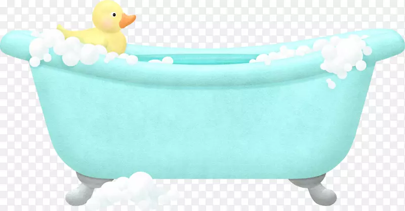 浴缸橡胶鸭夹艺术.浴缸