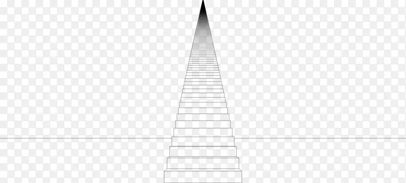 黑白单色三角楼梯