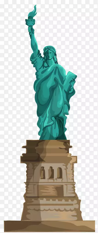 纽约港埃利斯岛自由女神像-自由女神像