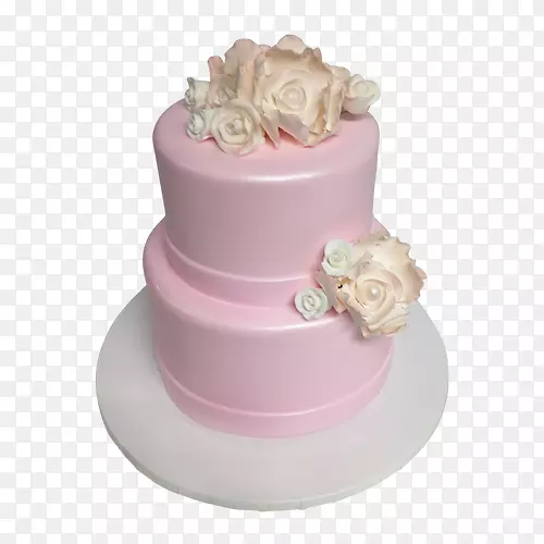 糖霜和糖霜蛋糕红萝卜蛋糕结婚蛋糕-粉红蛋糕