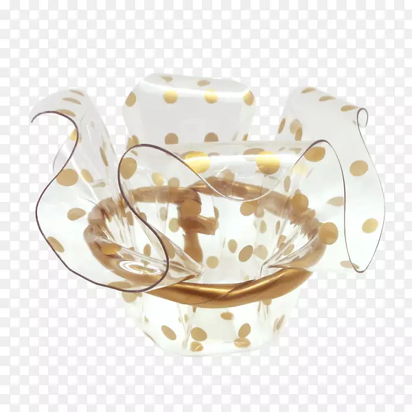 餐具、瓷咖啡杯、陶瓷.金点