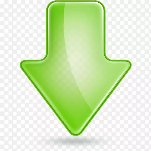 绿色箭头电脑图标下载向下箭头