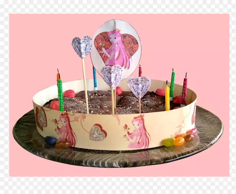 托尔特生日蛋糕巧克力蛋糕甜点-粉红蛋糕