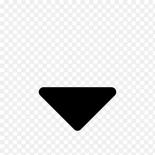 矩形三角形字体向下箭头