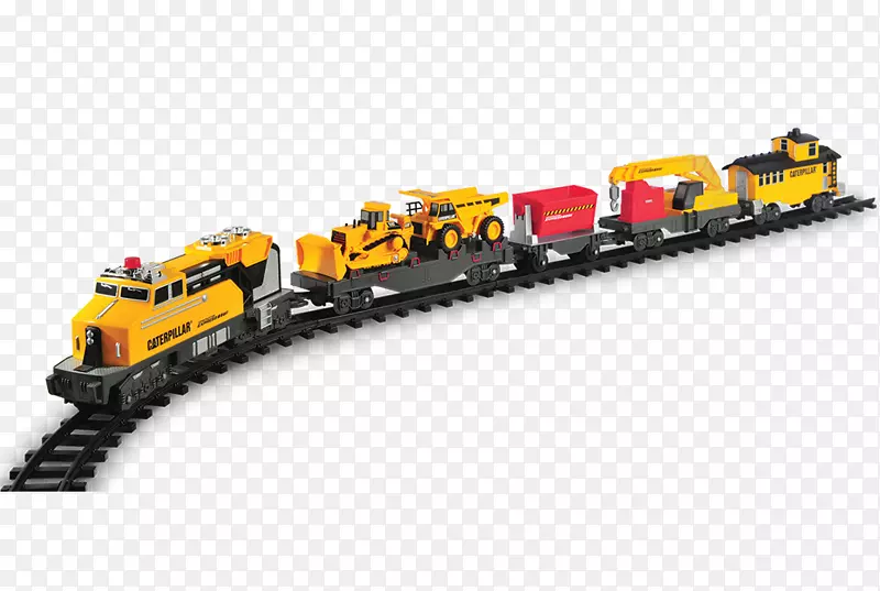 卡特彼勒公司玩具火车和火车组轨道运输轨道玩具火车