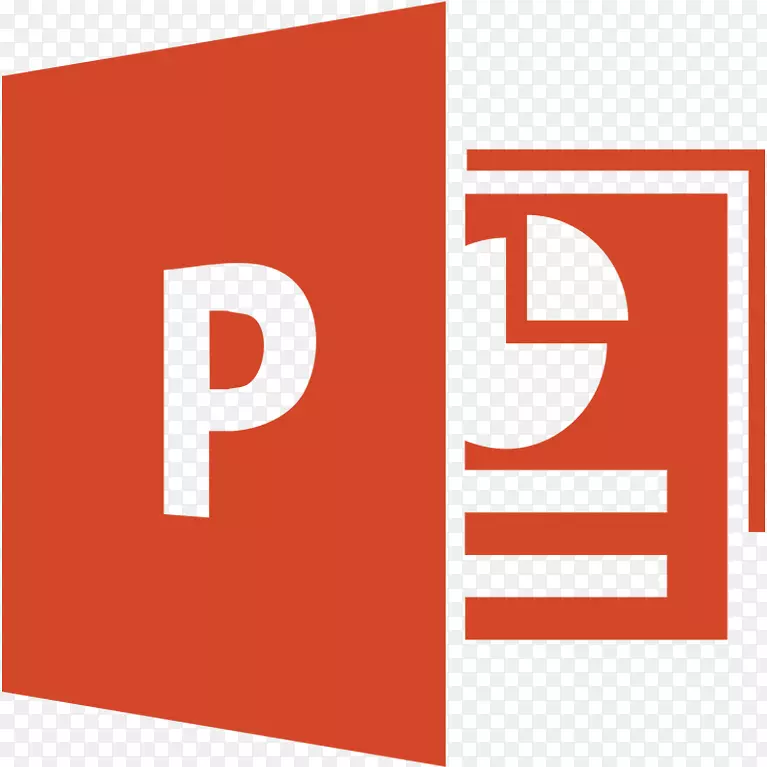Microsoft PowerPoint徽标Wordart Microsoft Office共享工具-PowerPoint