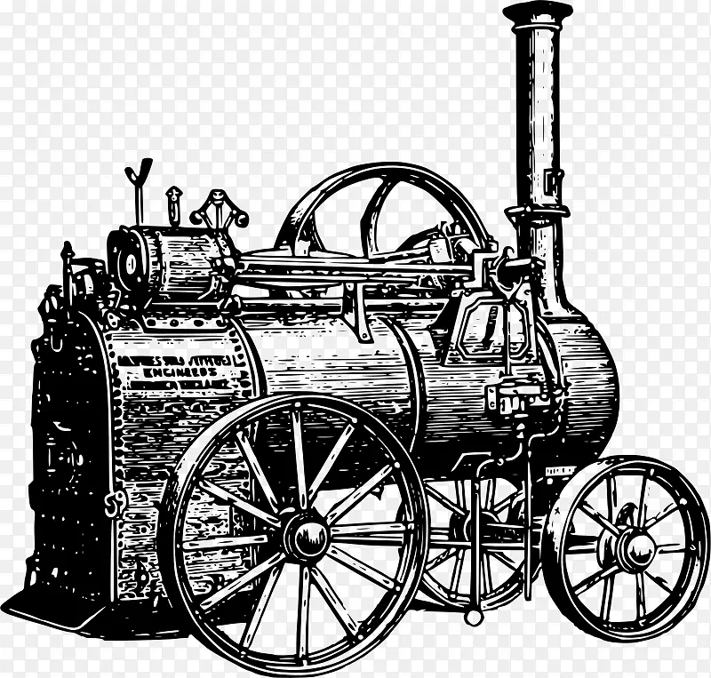 火车蒸汽机蒸汽机车卡式艺术发动机